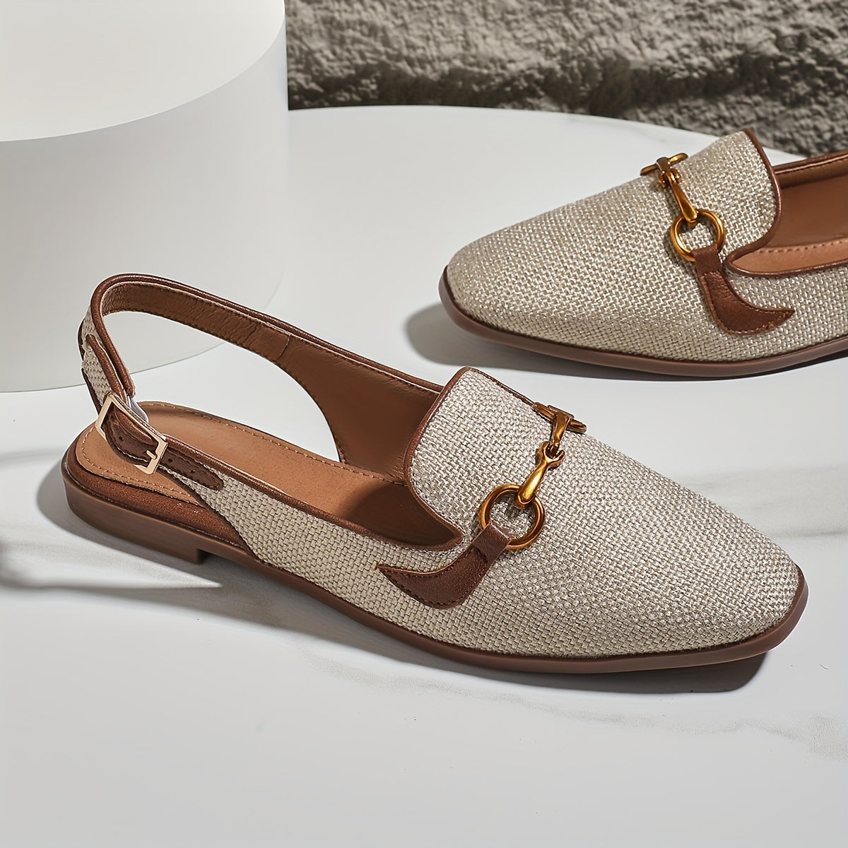 Emilia™ | Chic Buckle Flats