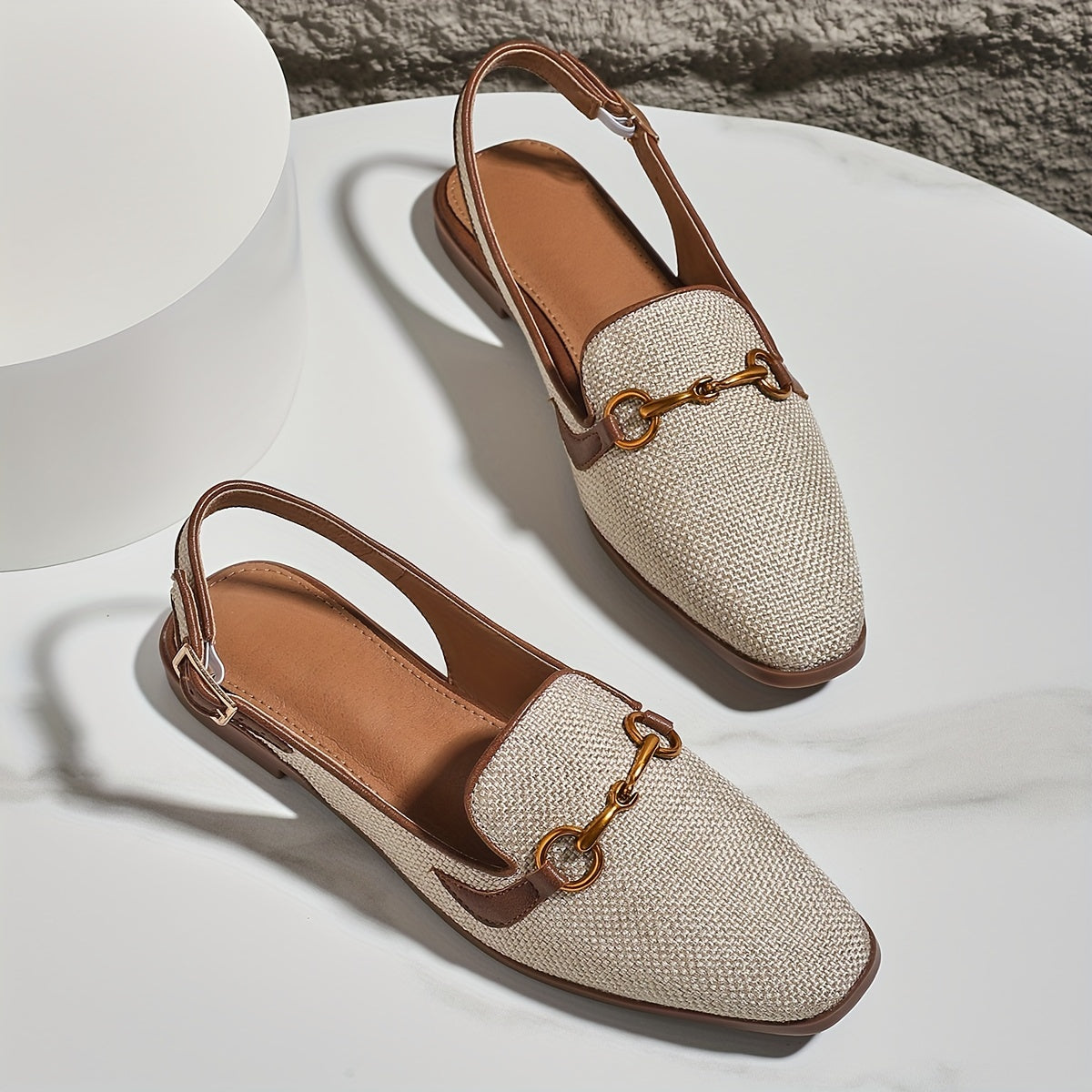 Emilia™ | Chic Buckle Flats