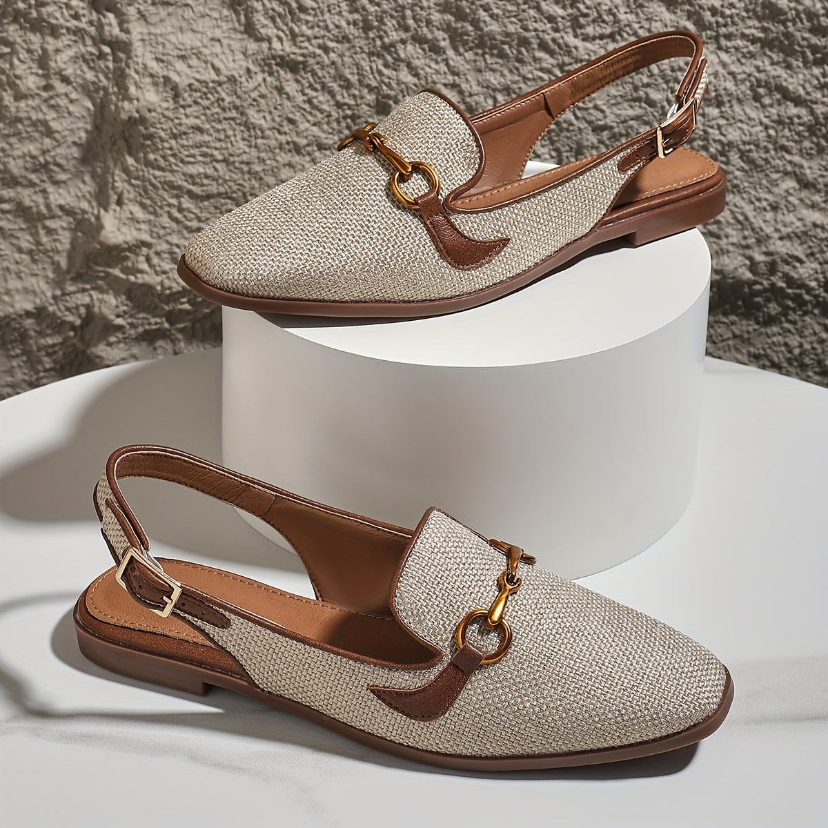 Emilia™ | Chic Buckle Flats