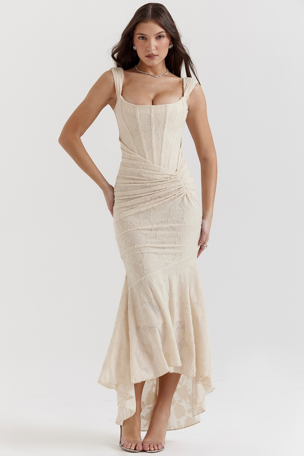 Clarissa™ | Lace Sculpted Dress