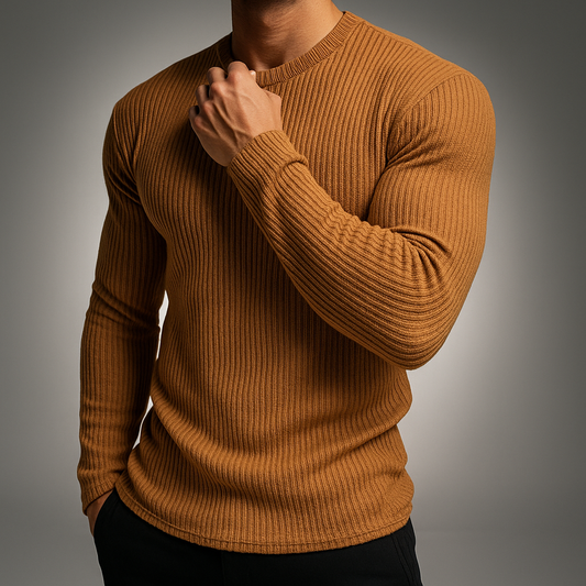 Hefner Rib-Knit Sweater