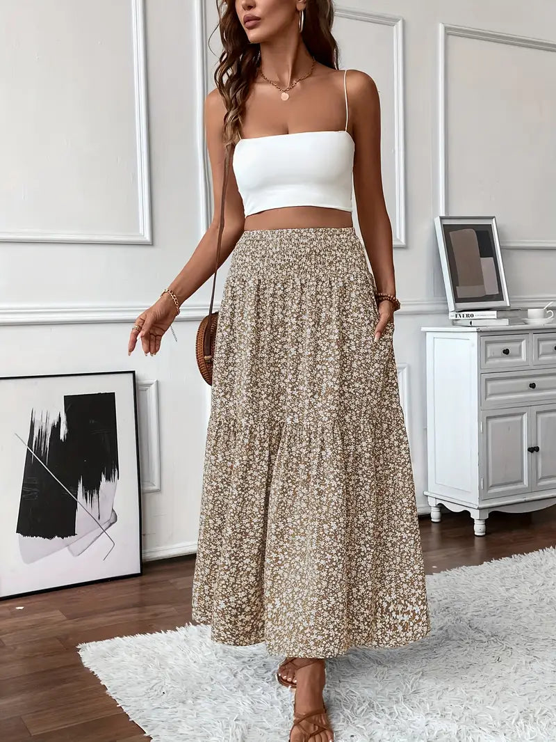Emily™ | Ditsy Floral Skirt