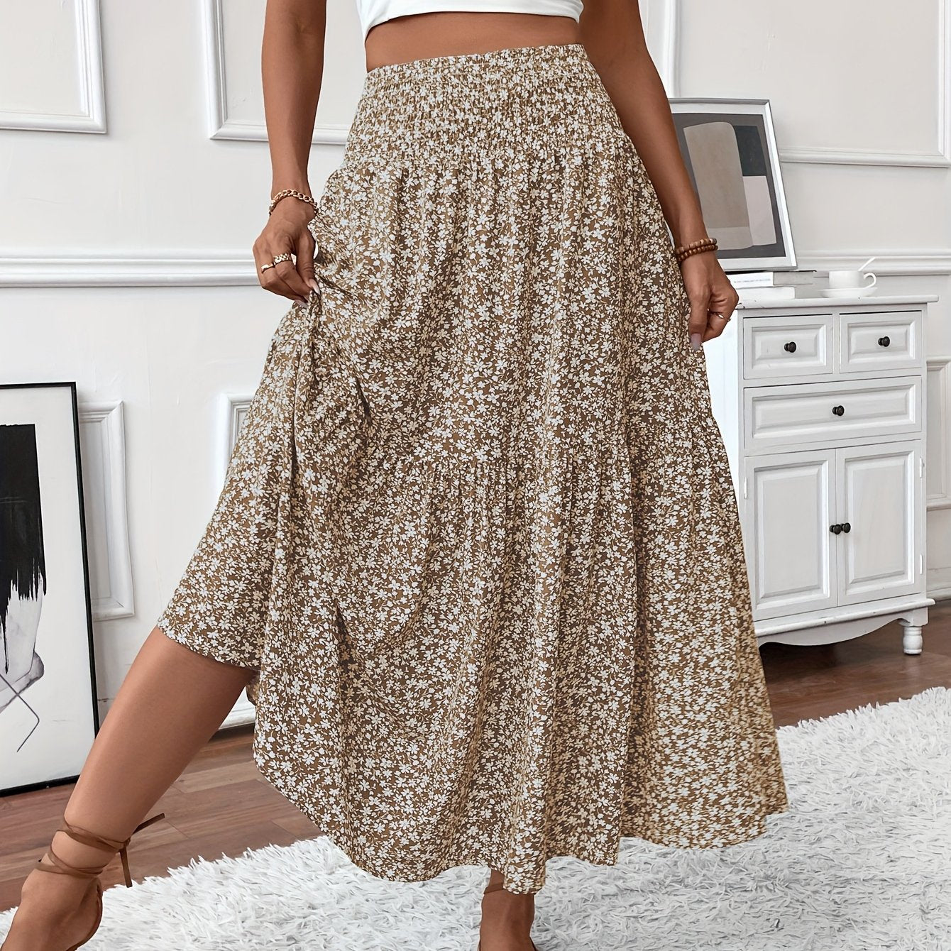 Emily™ | Ditsy Floral Skirt