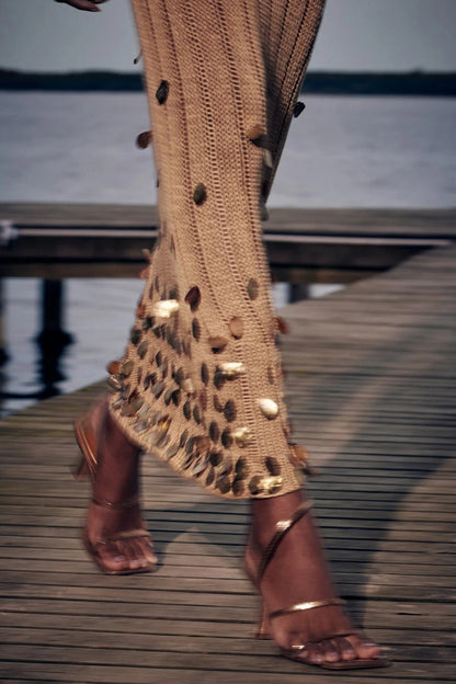 Solana™ | Sequin-Touched Knit Maxi