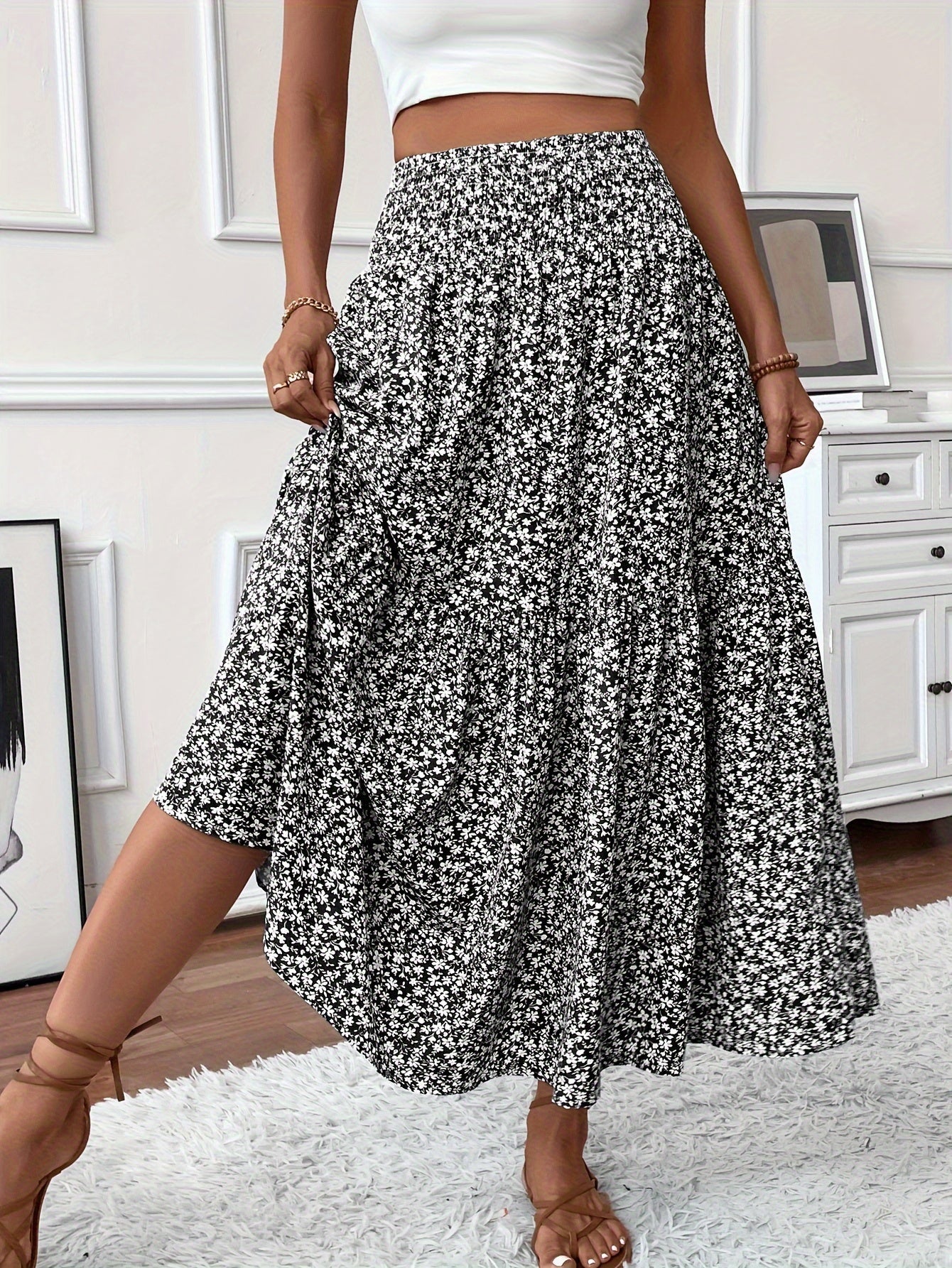Emily™ | Ditsy Floral Skirt
