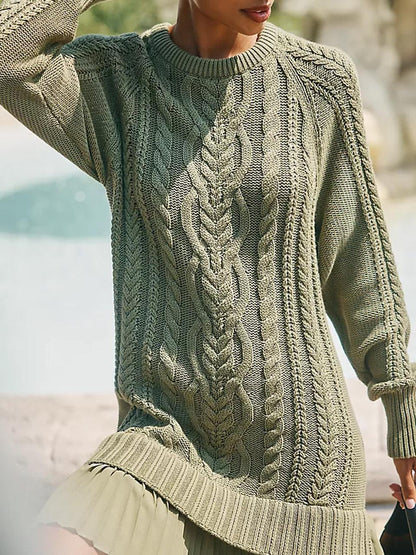 Knit Sweater Mini Dress