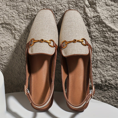 Emilia™ | Chic Buckle Flats