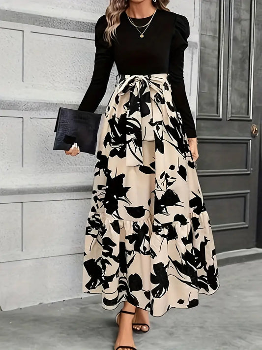 Amelia™ | Graceful Floral Dress
