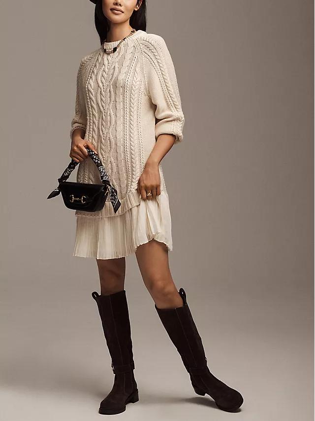 Knit Sweater Mini Dress