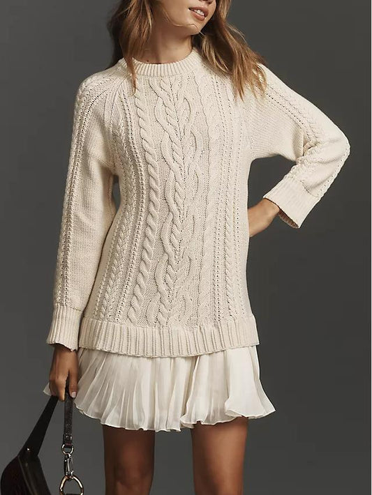 Knit Sweater Mini Dress