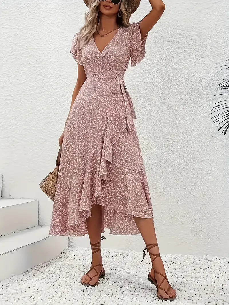 Camille | Wrap Midi Dress