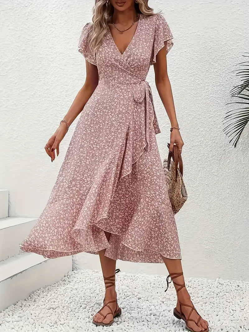Camille | Wrap Midi Dress