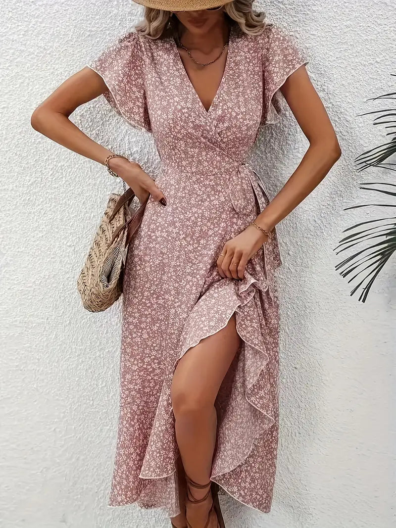 Camille | Wrap Midi Dress