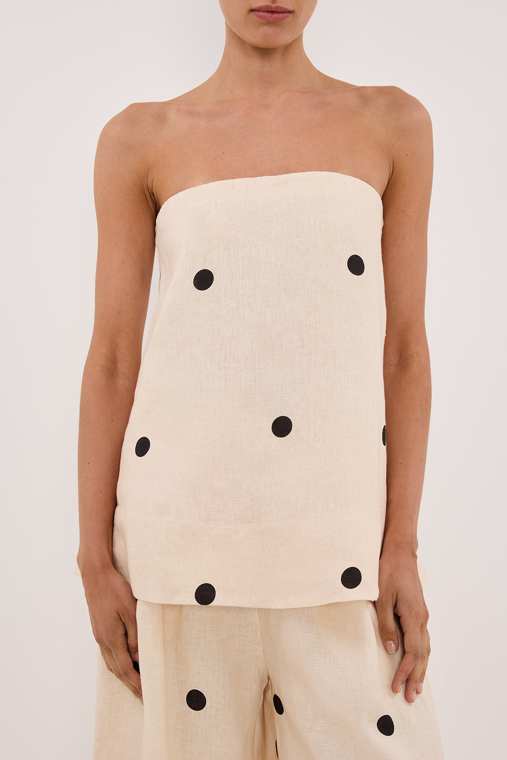 Maddie™ | Polka Dot Linen Co-Ord Set