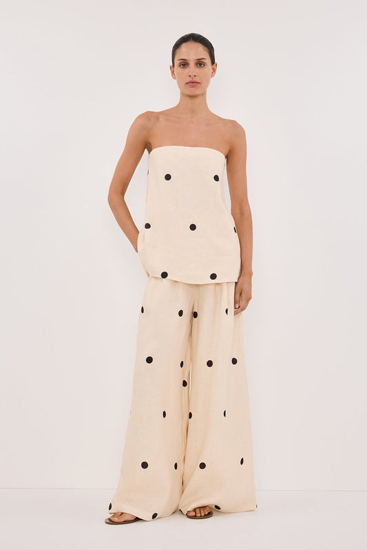 Maddie™ | Polka Dot Linen Co-Ord Set
