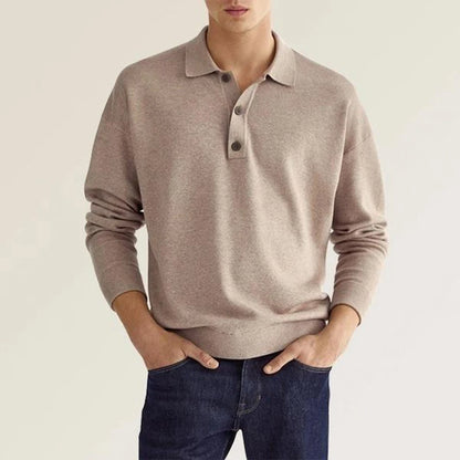 Elias | Classic Long-Sleeve Polo