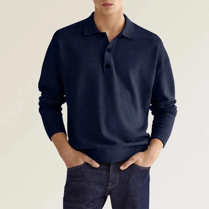 Elias | Classic Long-Sleeve Polo