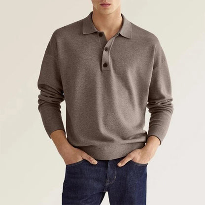 Elias | Classic Long-Sleeve Polo