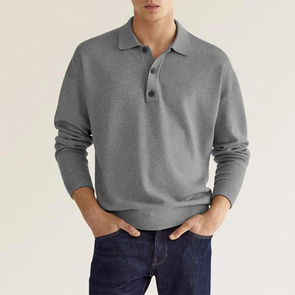 Elias | Classic Long-Sleeve Polo