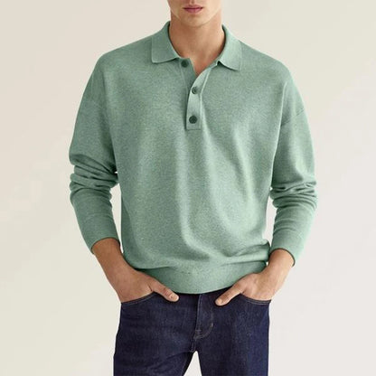 Elias | Classic Long-Sleeve Polo