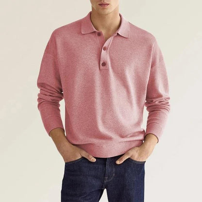 Elias | Classic Long-Sleeve Polo