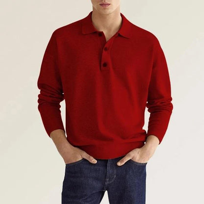 Elias | Classic Long-Sleeve Polo