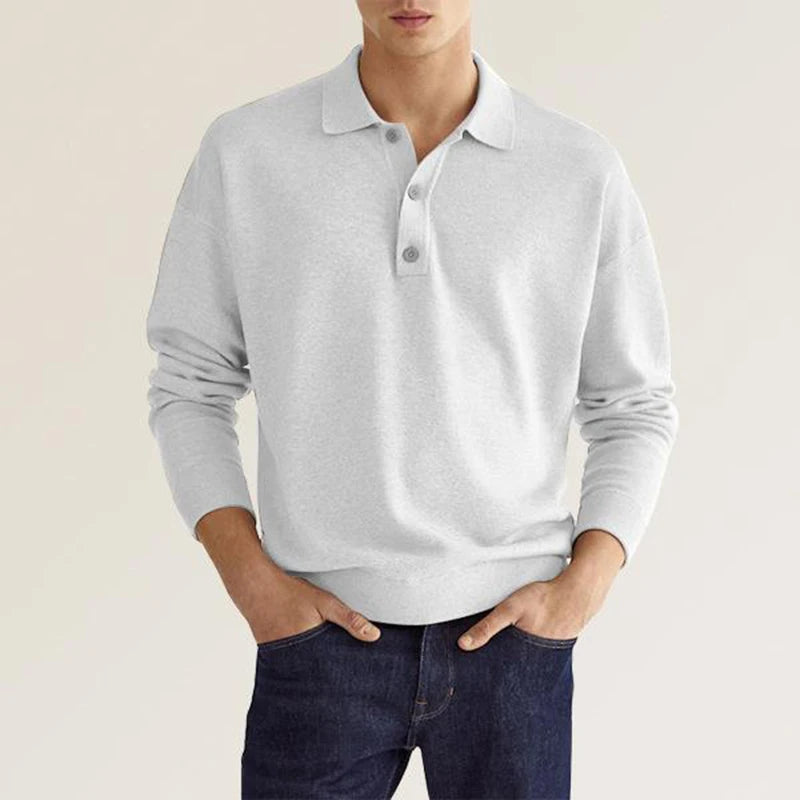 Elias | Classic Long-Sleeve Polo