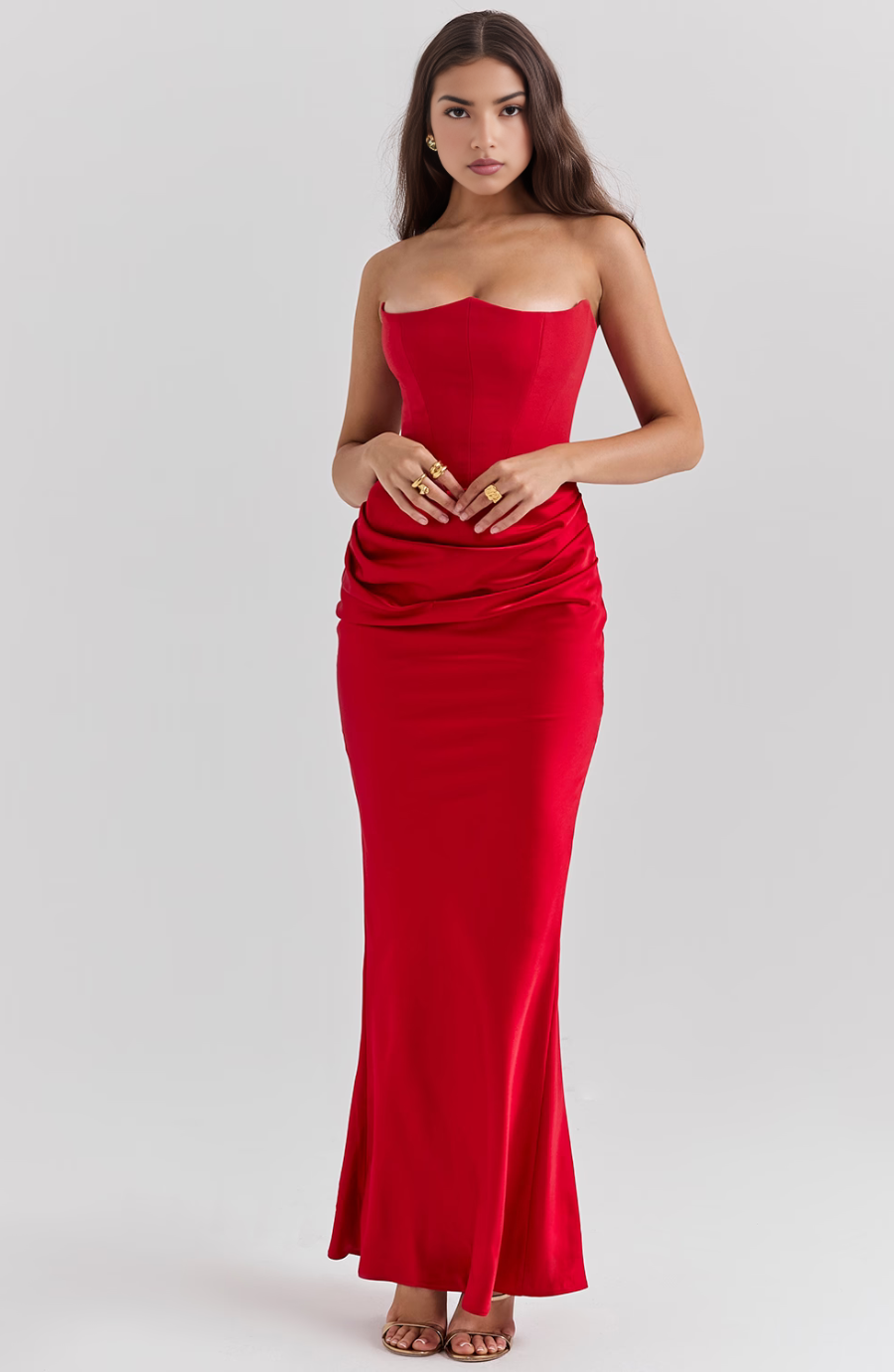 Tessa | Strapless Maxi Dress