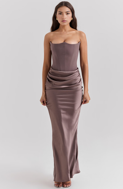 Tessa | Strapless Maxi Dress