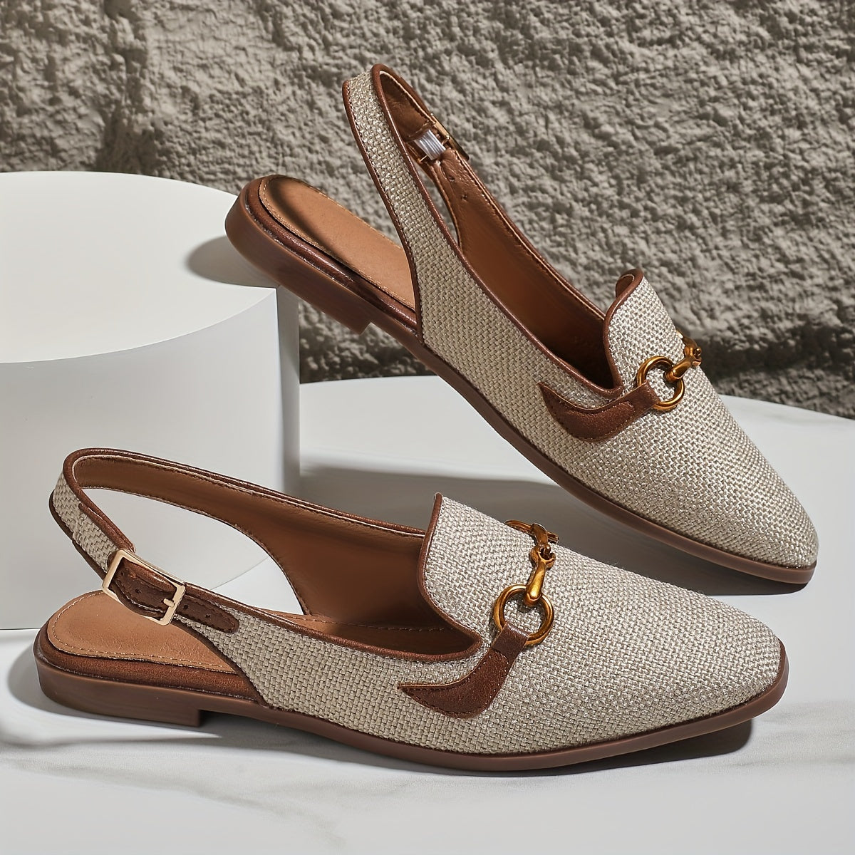 Emilia™ | Chic Buckle Flats