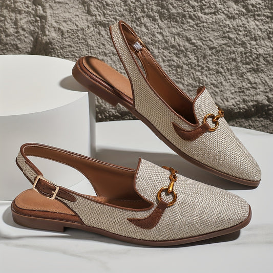 Emilia™ | Chic Buckle Flats