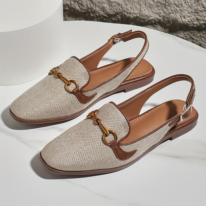 Emilia™ | Chic Buckle Flats