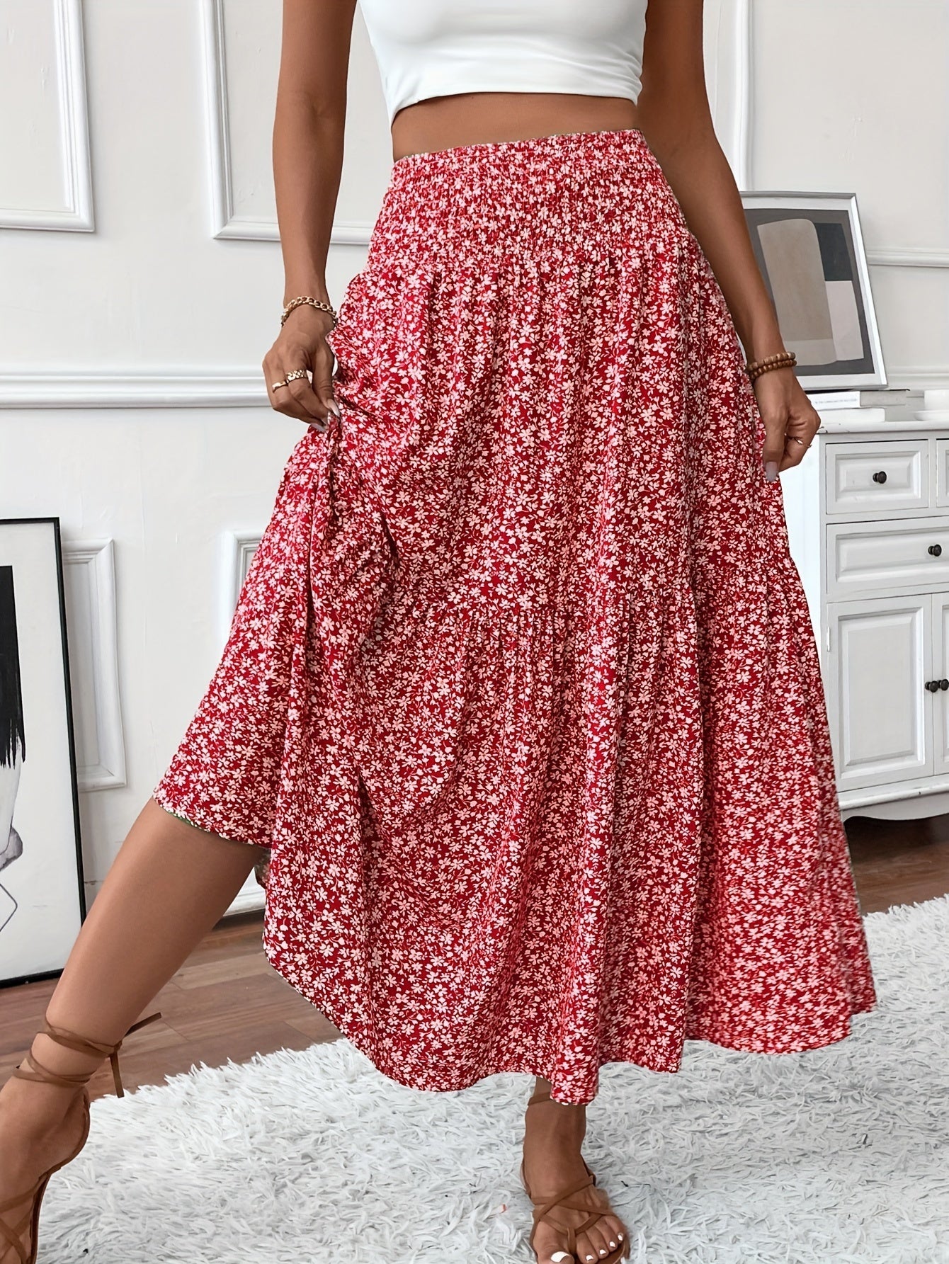 Emily™ | Ditsy Floral Skirt