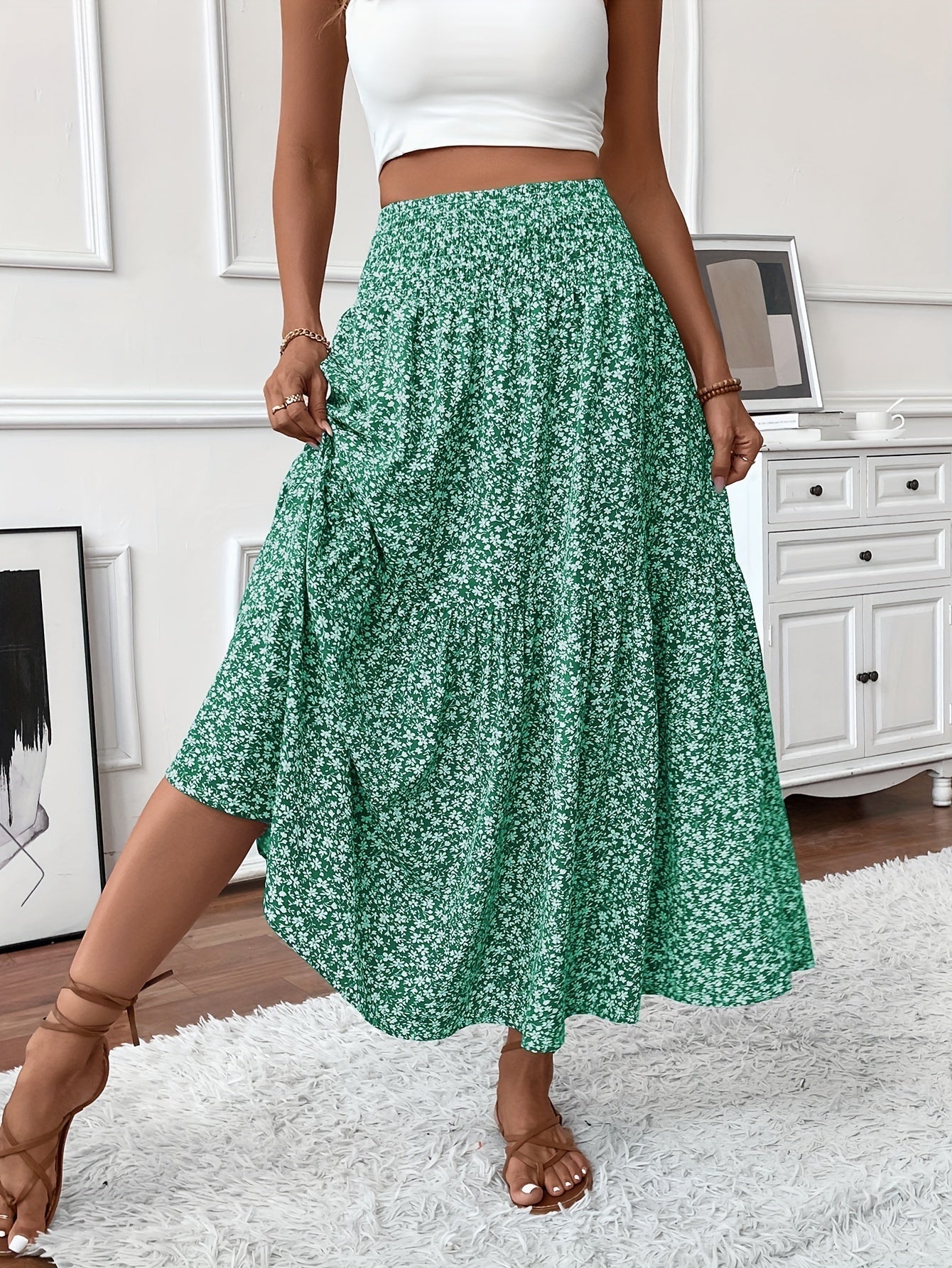Emily™ | Ditsy Floral Skirt