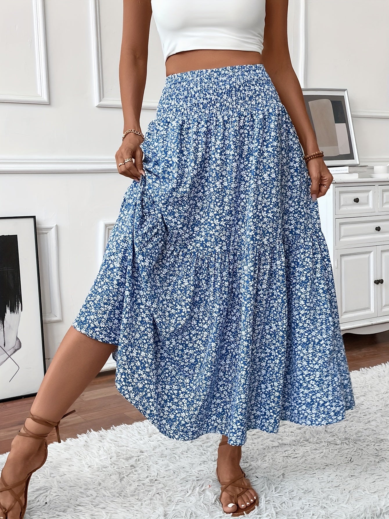 Emily™ | Ditsy Floral Skirt