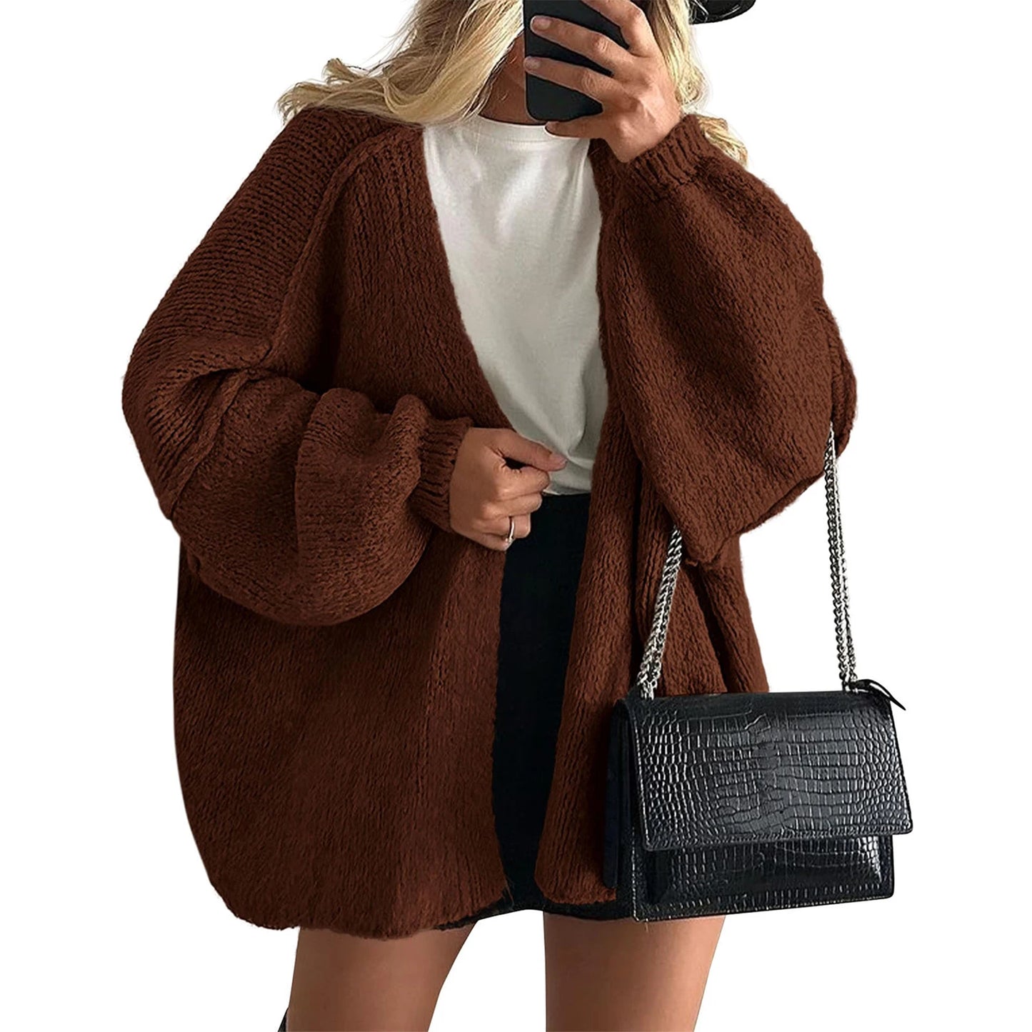 Mila Oversized Knit Cardigan