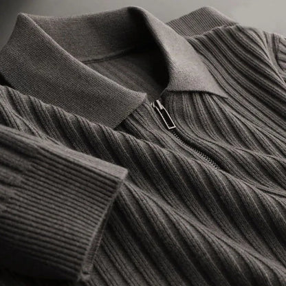 Calvin™ Ribbed Polo Sweater