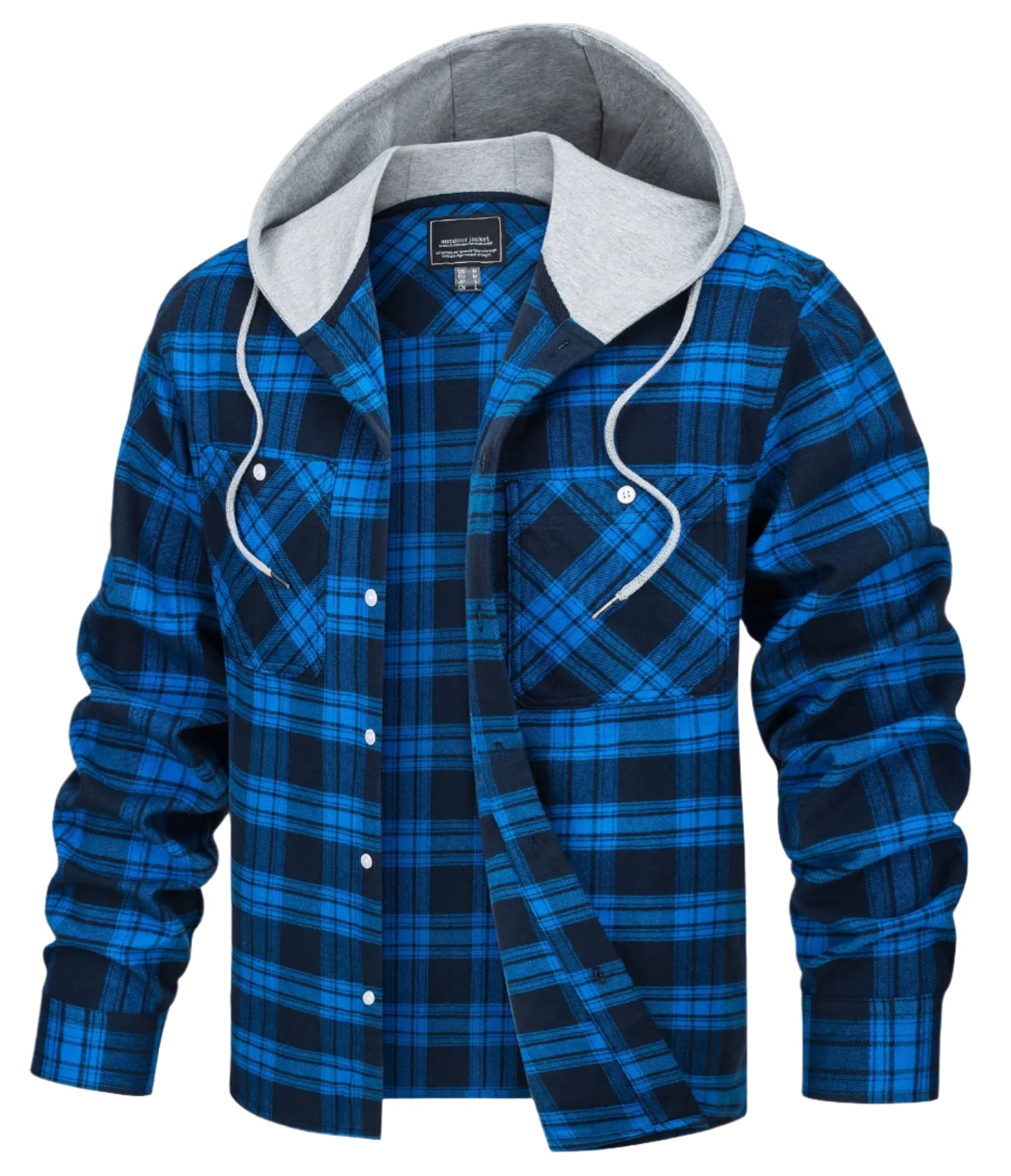 Ethan™ | Lightweight Hooded Flannel