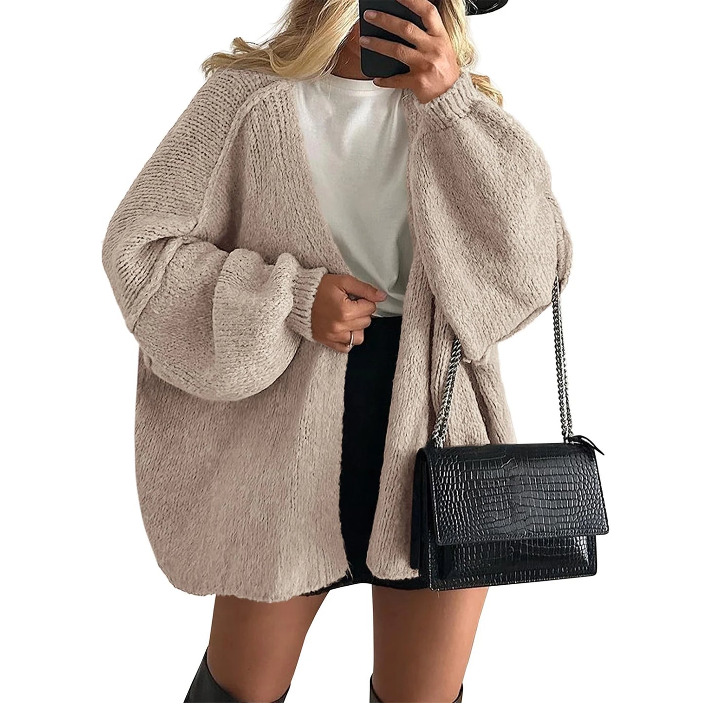Mila Oversized Knit Cardigan
