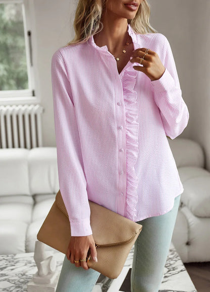Juliette™ Ruffle Long Sleeve Shirt