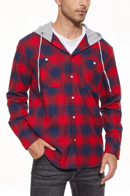 Ethan™ | Lightweight Hooded Flannel