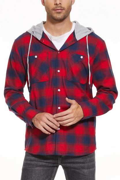 Ethan™ | Lightweight Hooded Flannel