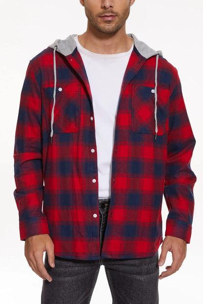 Ethan™ | Lightweight Hooded Flannel