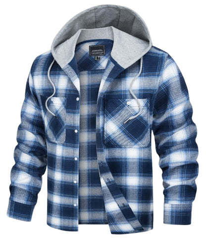 Ethan™ | Lightweight Hooded Flannel