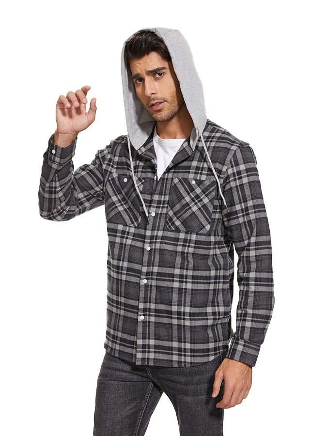 Ethan™ | Lightweight Hooded Flannel