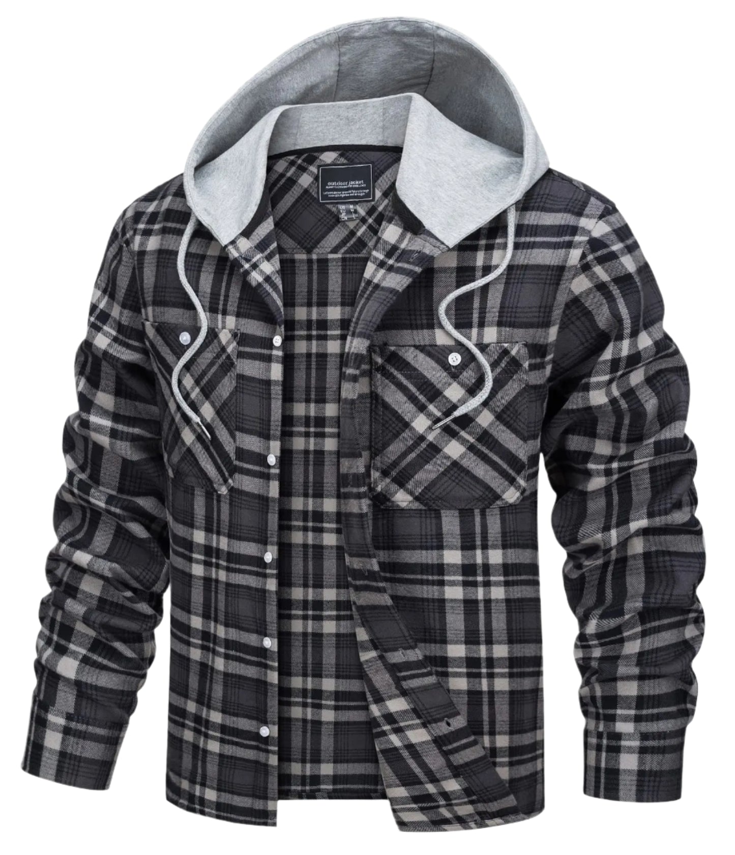 Ethan™ | Lightweight Hooded Flannel