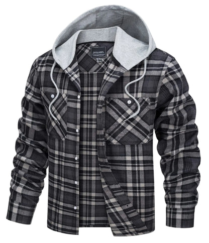 Ethan™ | Lightweight Hooded Flannel