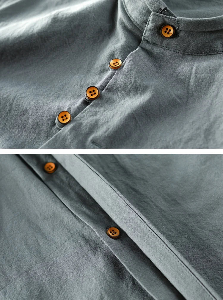 Hiro™ Linen Cotton Shirt