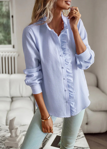 Juliette™ Ruffle Long Sleeve Shirt