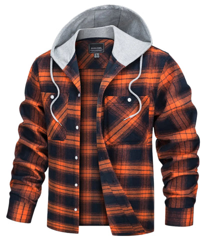 Ethan™ | Lightweight Hooded Flannel
